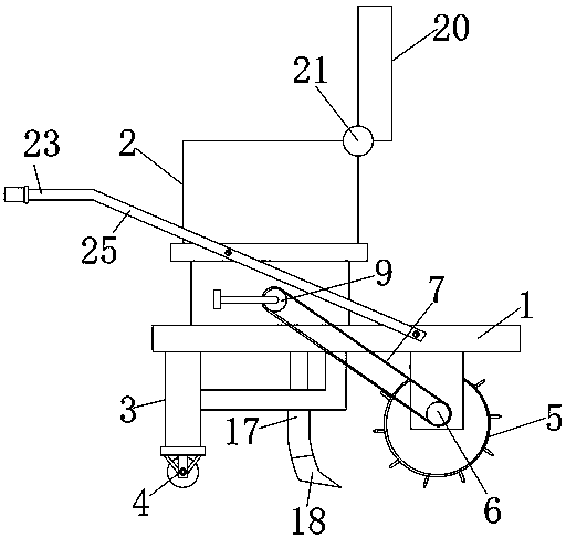 Small-scale seeder with uniform seeding