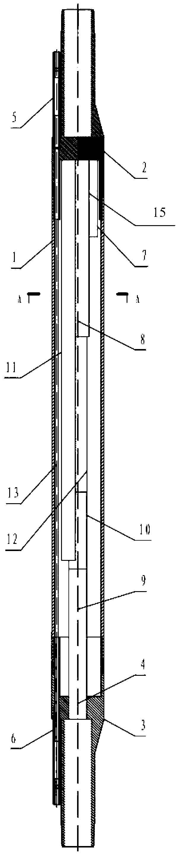Control device for underground layered flow rate of water injection well
