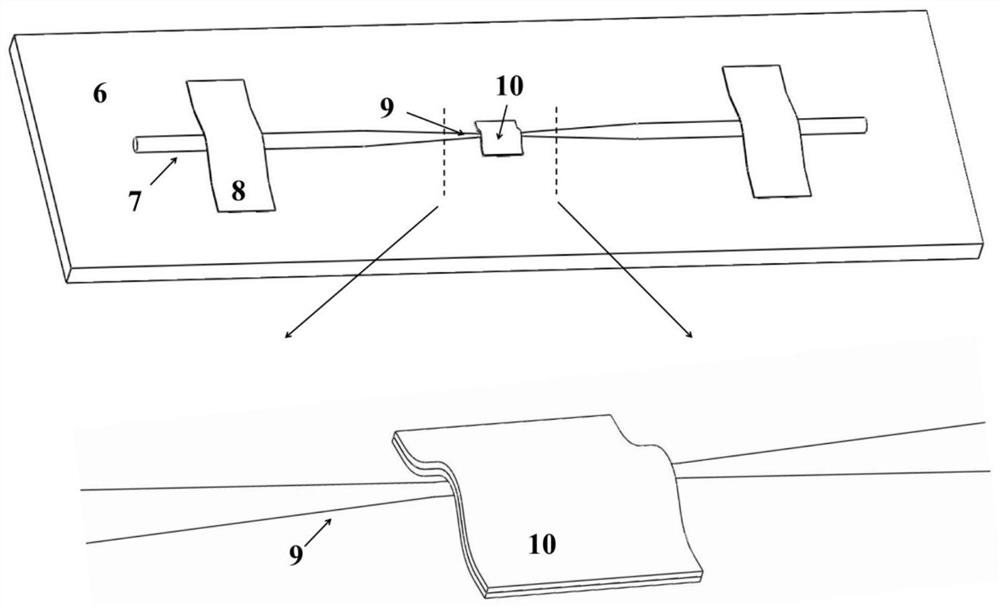 Preparation method of saturable absorber based on WS2