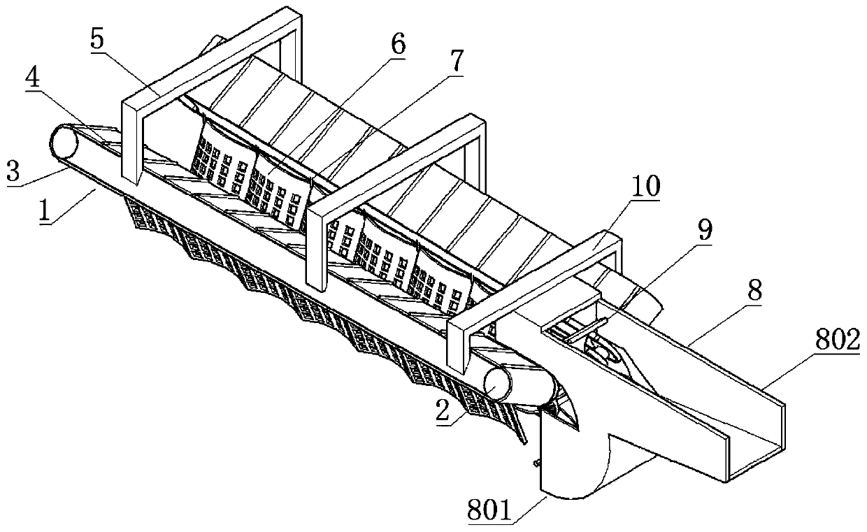 Automatic grading device for fruits and agricultural products