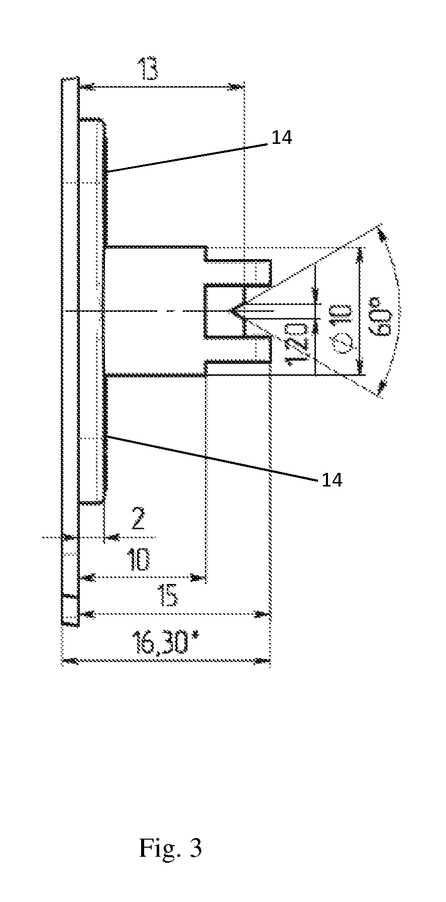 Device for spraying pressurized material