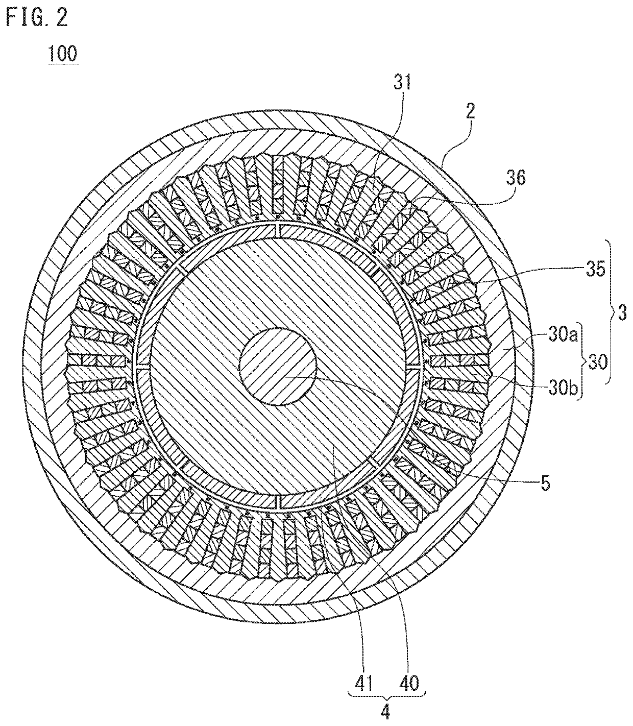 Stator for rotating electric machine, and rotating electric machine