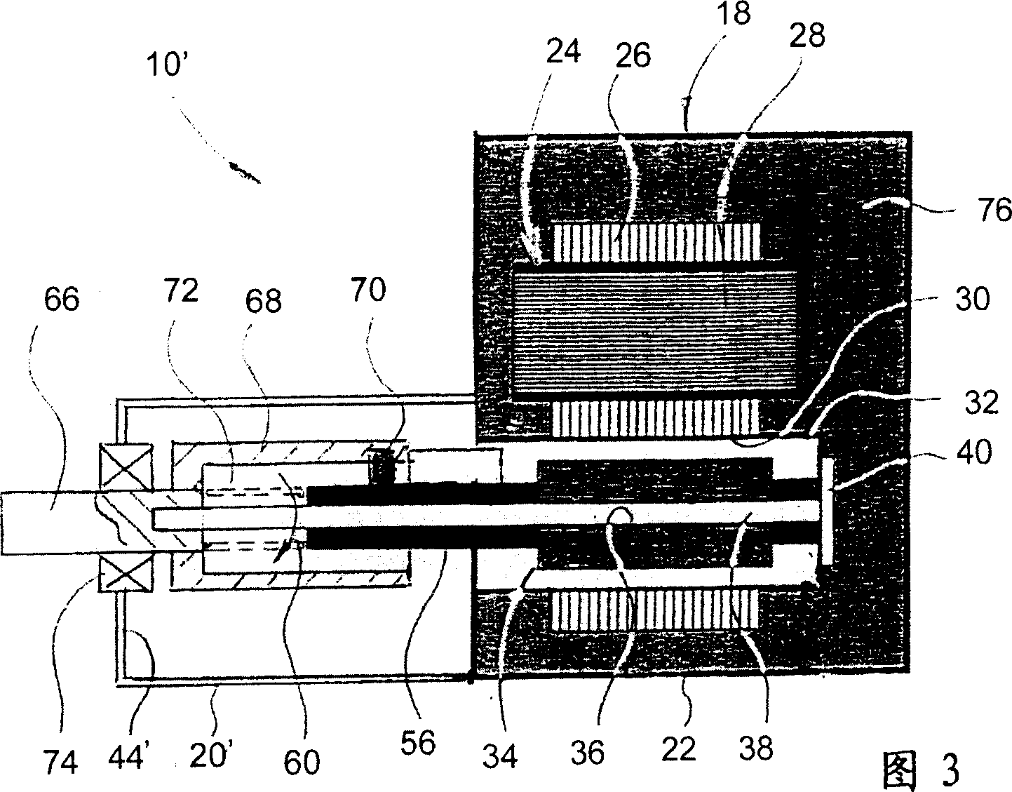 Synchronous motor, particularly for an aquarium pump