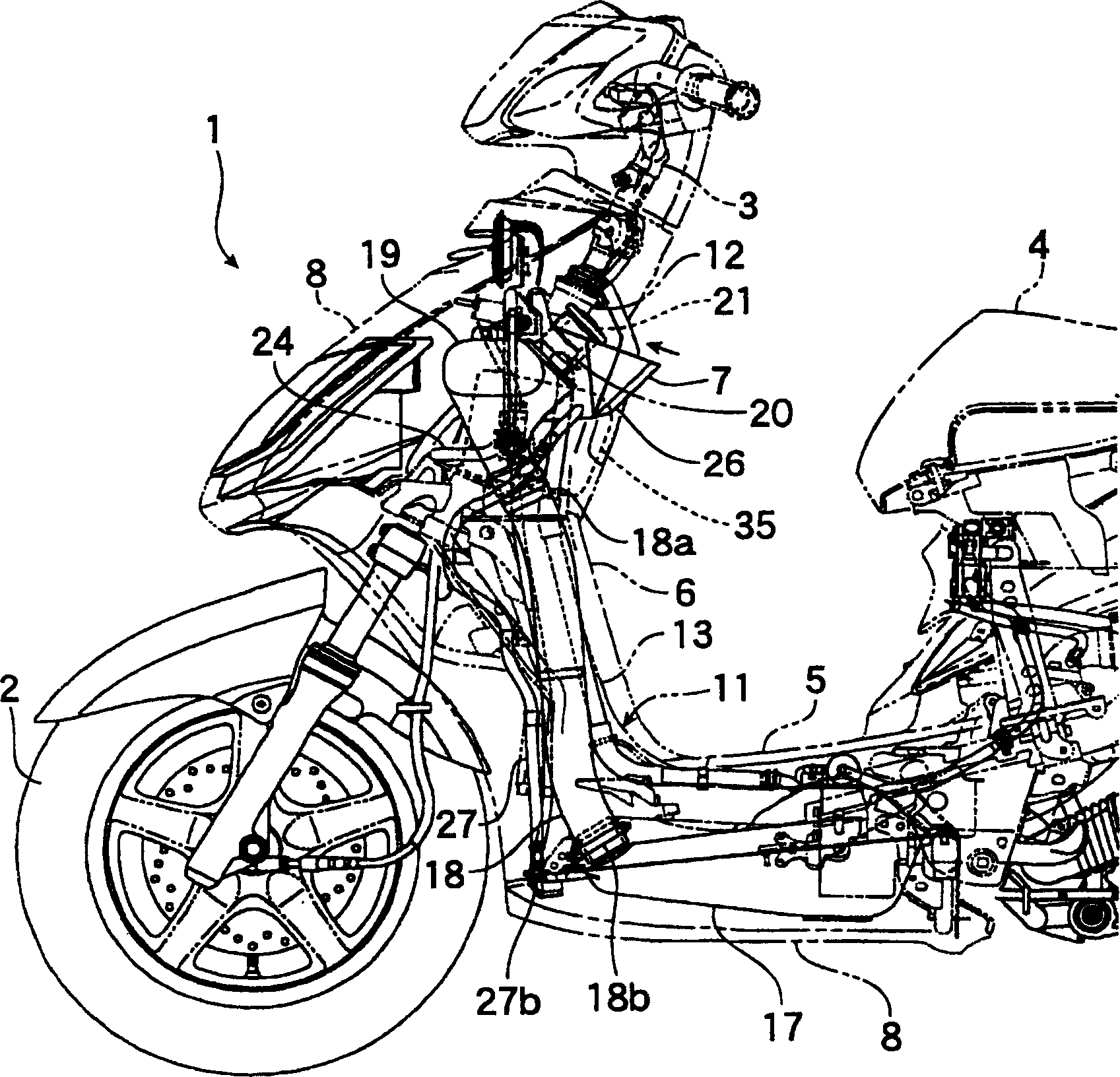 Pedal type motorcycle