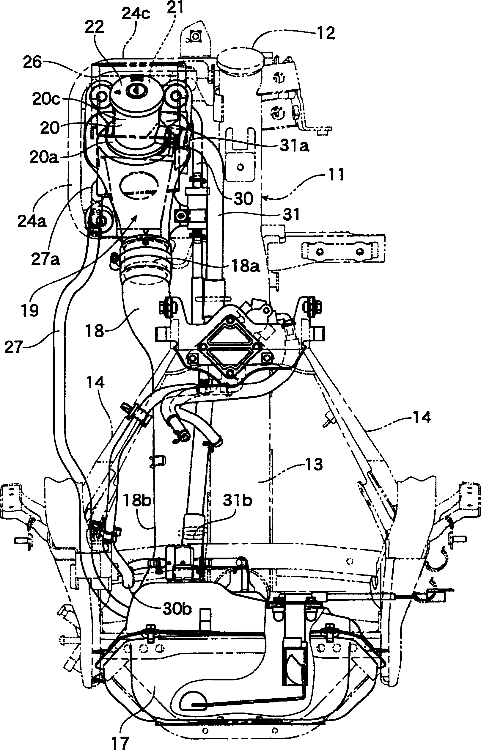 Pedal type motorcycle