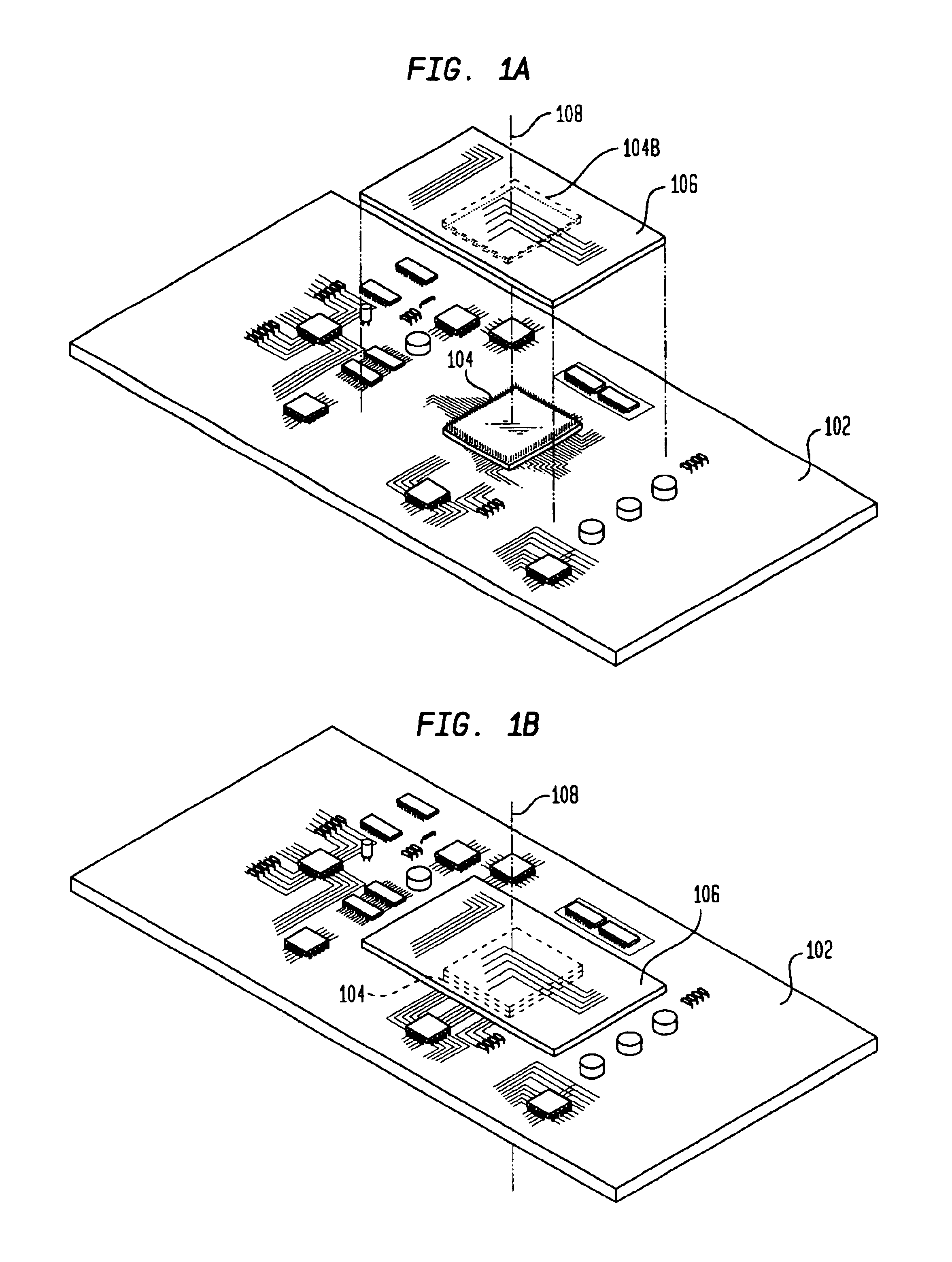 Attachment plate for directly mating circuit boards