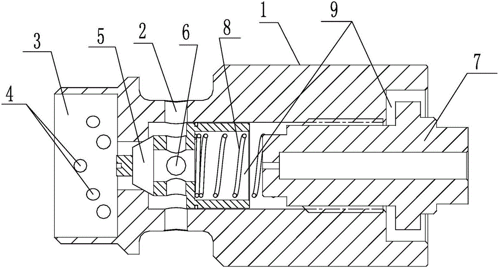 One-way valve mechanism for excavator boom and rotation oil path system