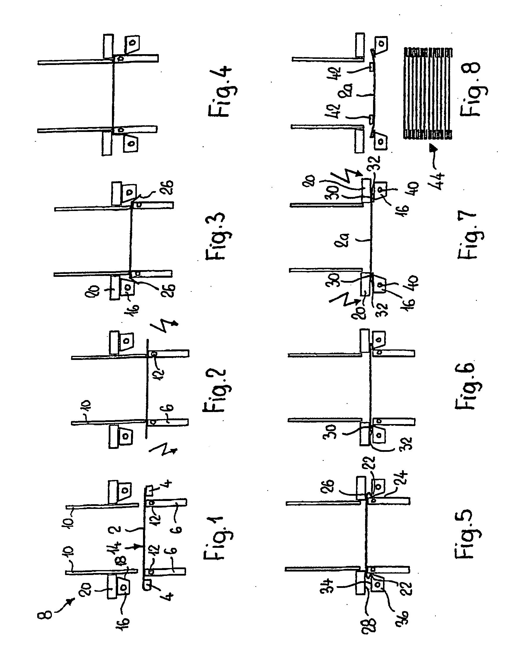 Method and system for folding a textile strip section, especially a section of strip labels