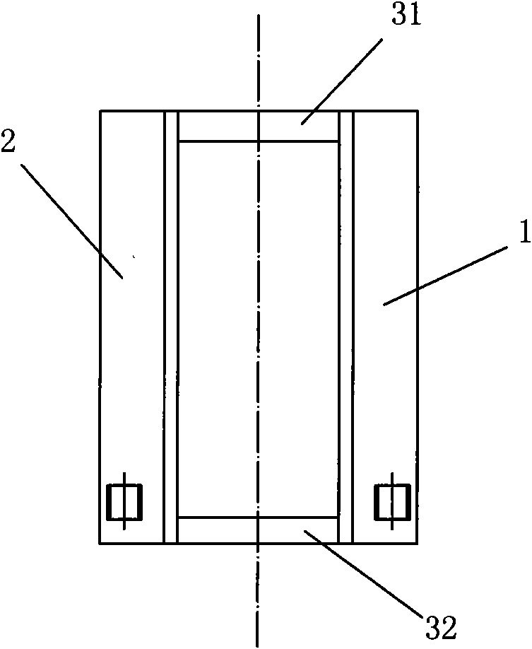 Double upright pole for flat-surface grinding machine