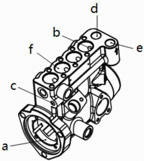 Diesel engine fuel oil injection micro electric control unit combined pump