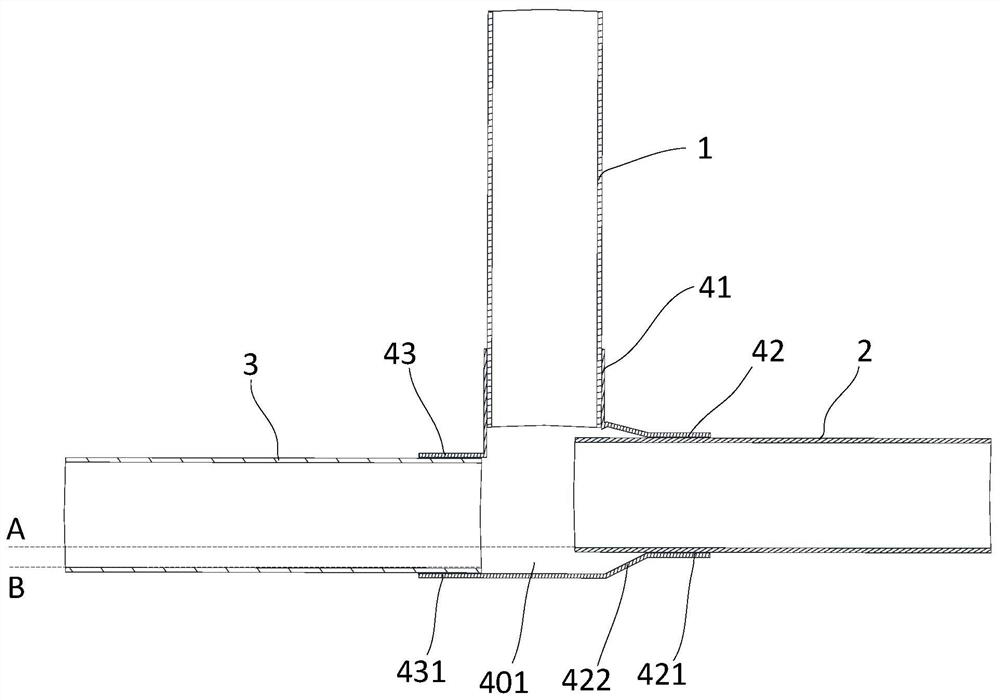 Suction pipeline with oil-gas separation function and parallel compressor unit