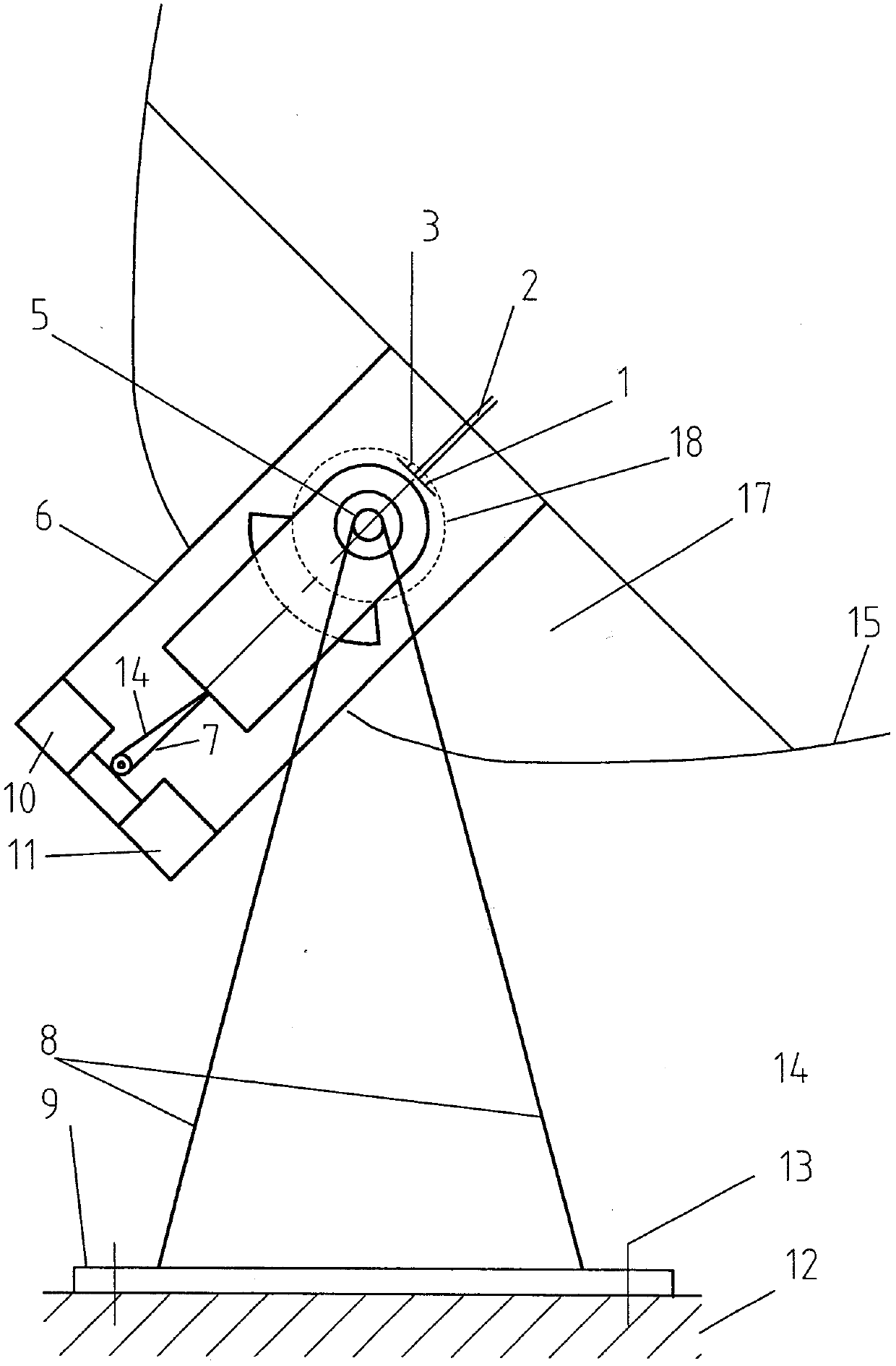 Reflector sun tracking ratchet-wheel-free stepping system