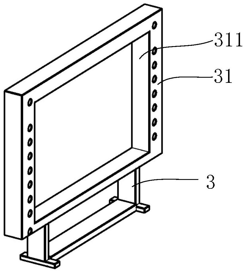 Prefabricating device for embedded steel bar structure of stand column bearing platform and construction method of prefabricating device