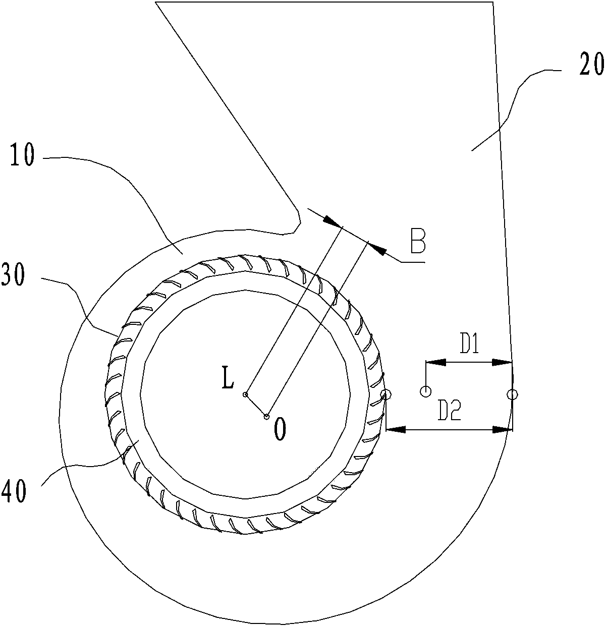 Volute of centrifugal fan and method for manufacturing volute