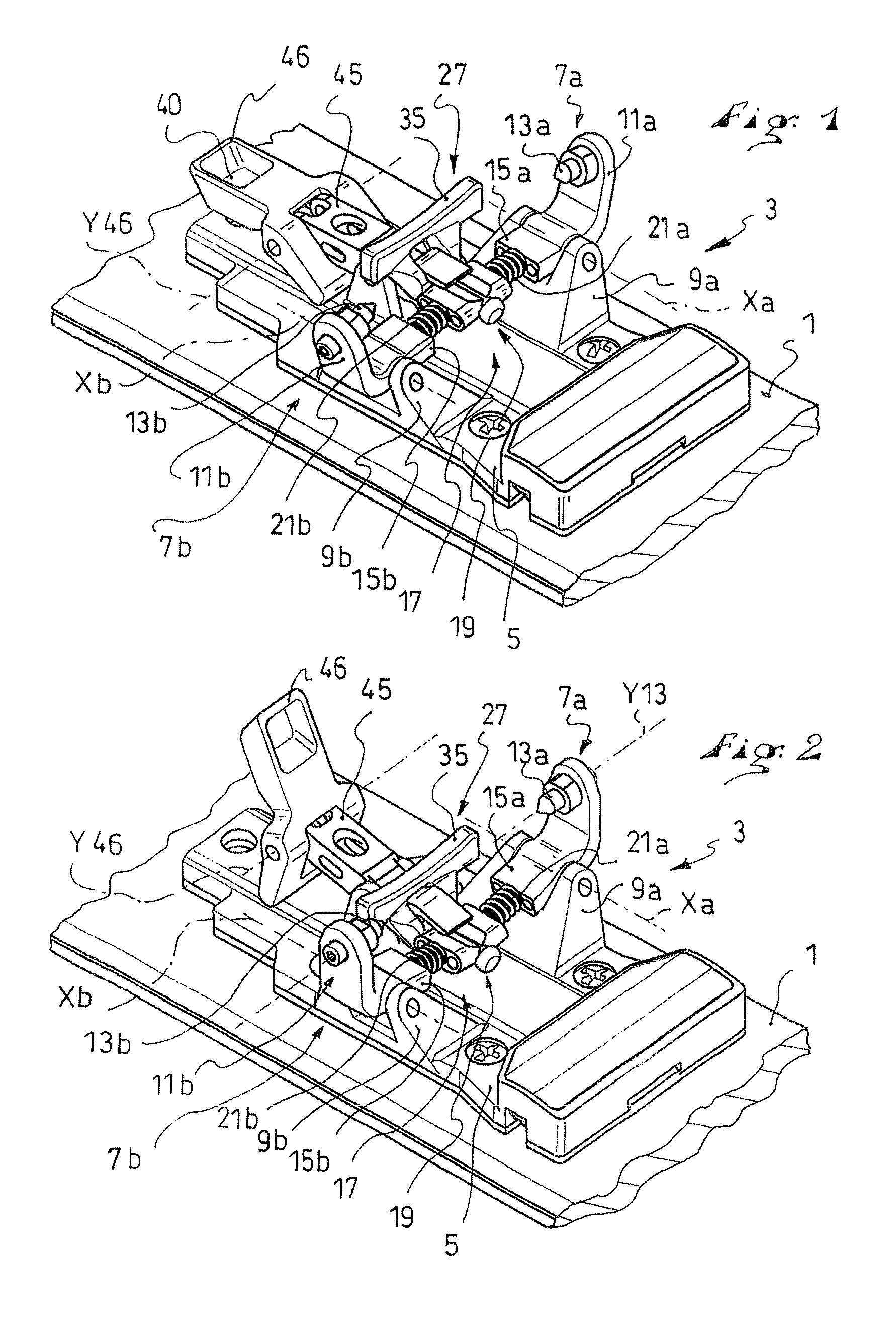 Toe piece for gliding apparatus and gliding apparatus equipped with such binding