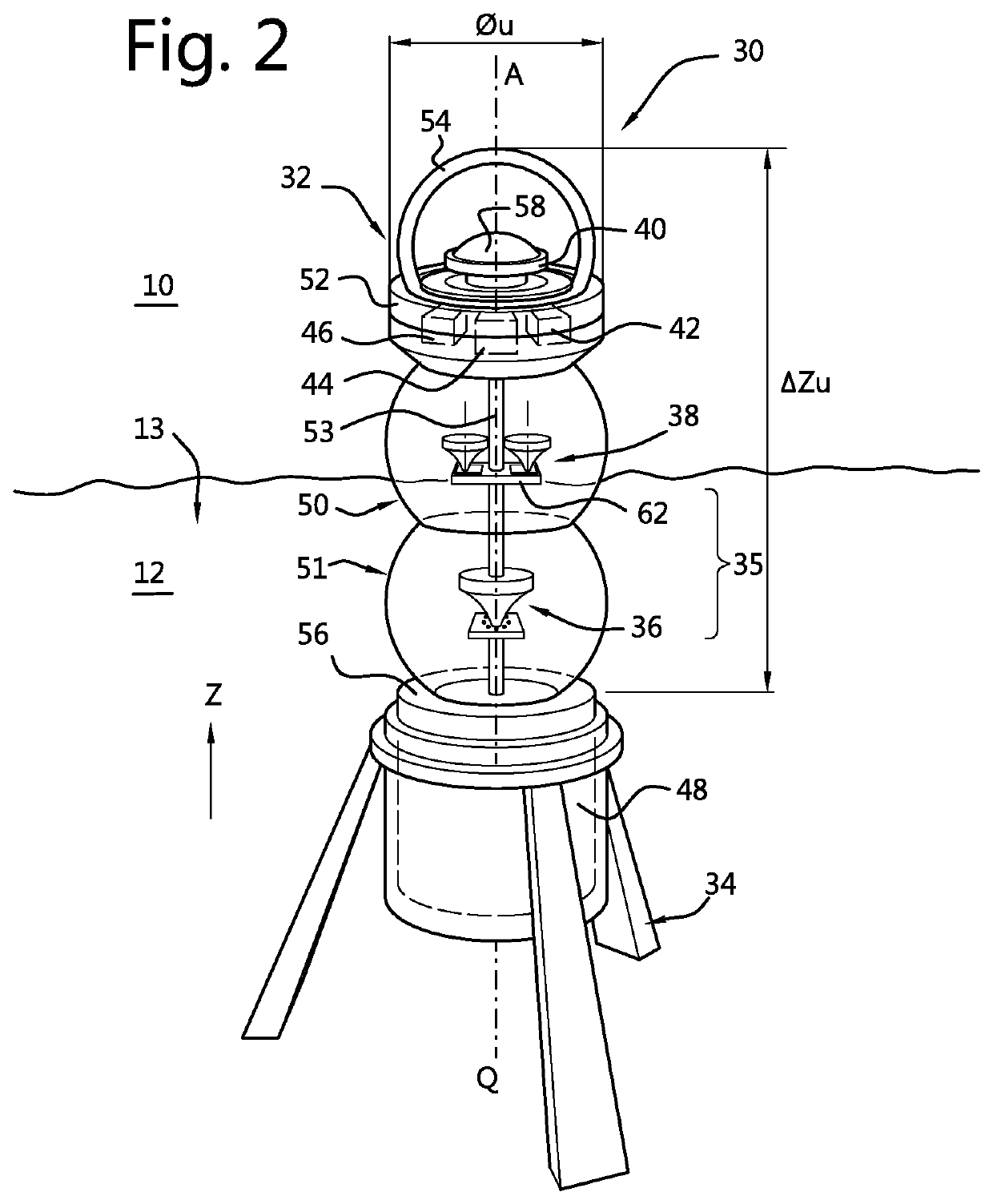 Underwater wireless optical communication unit and system