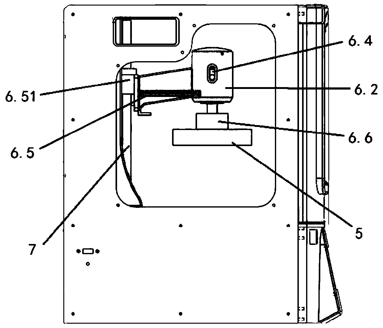 High-precision light-curing resin molding 3D printer