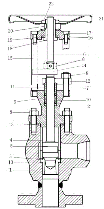 Novel serially-connected blowdown valve