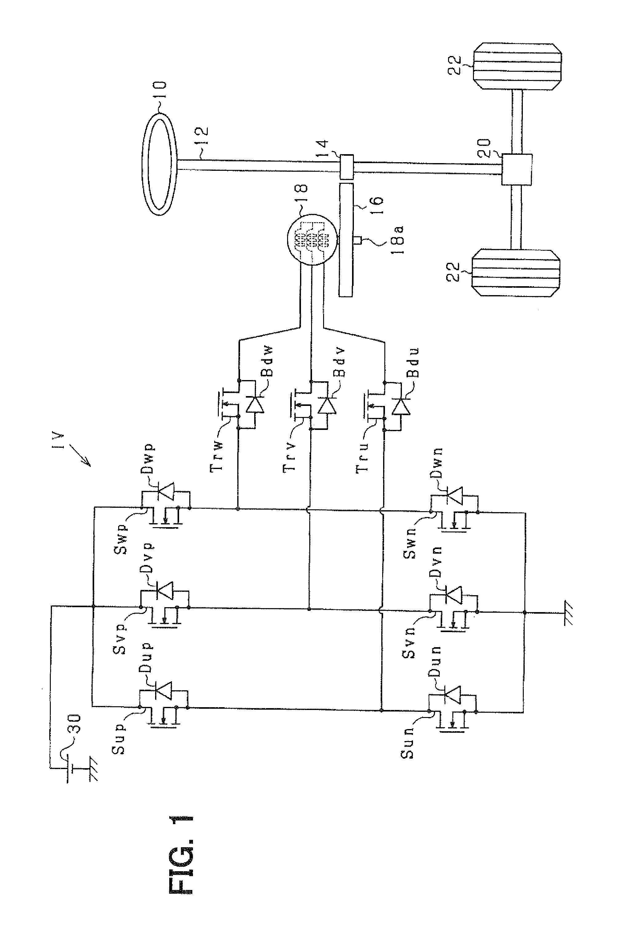 Electric power conversion apparatus for vehicle