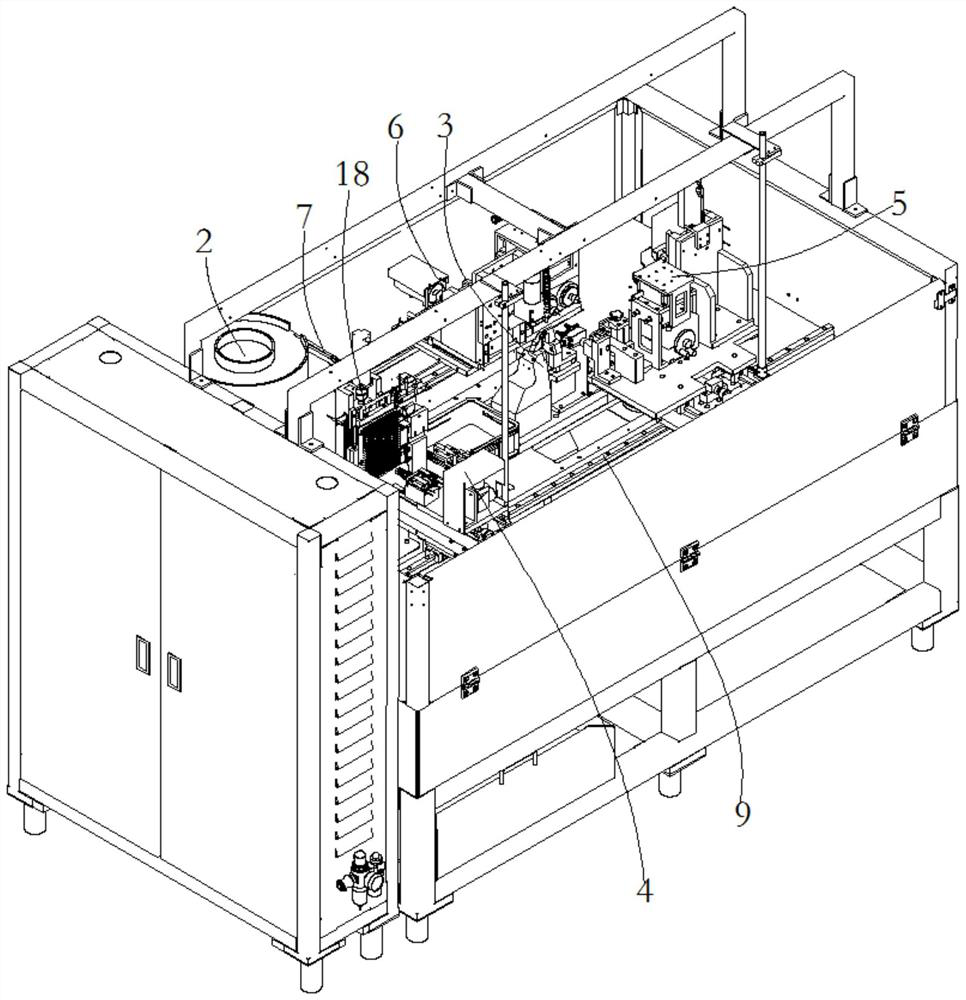 Continuous machining equipment for probe