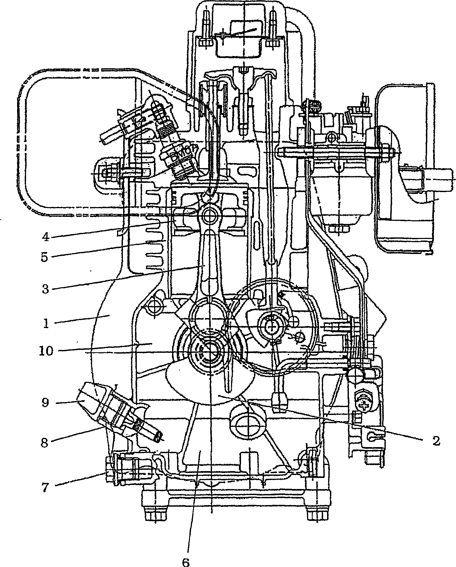 Oil level monitoring system for an internal combustion engine