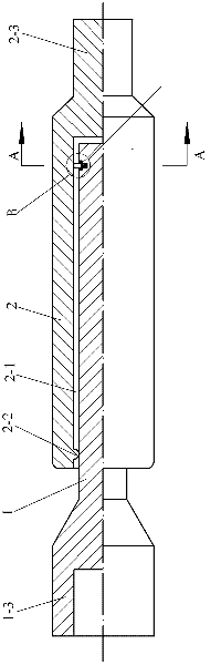 Handle lengthening structure for hand-operated tool