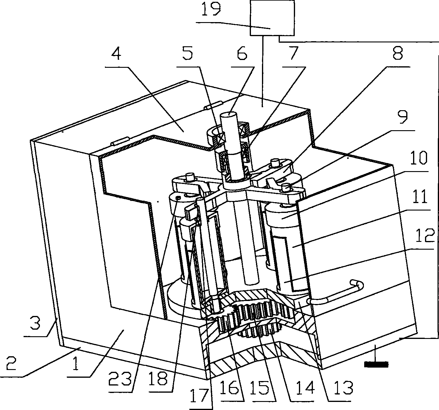 Plasma auxiliary high-energy planetary ball mill device