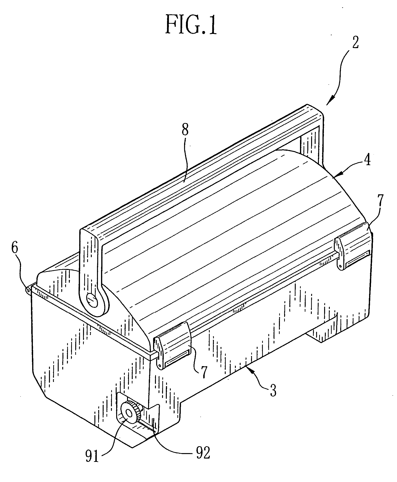 Roll holder device for supporting recording material roll and supply magazine with the same