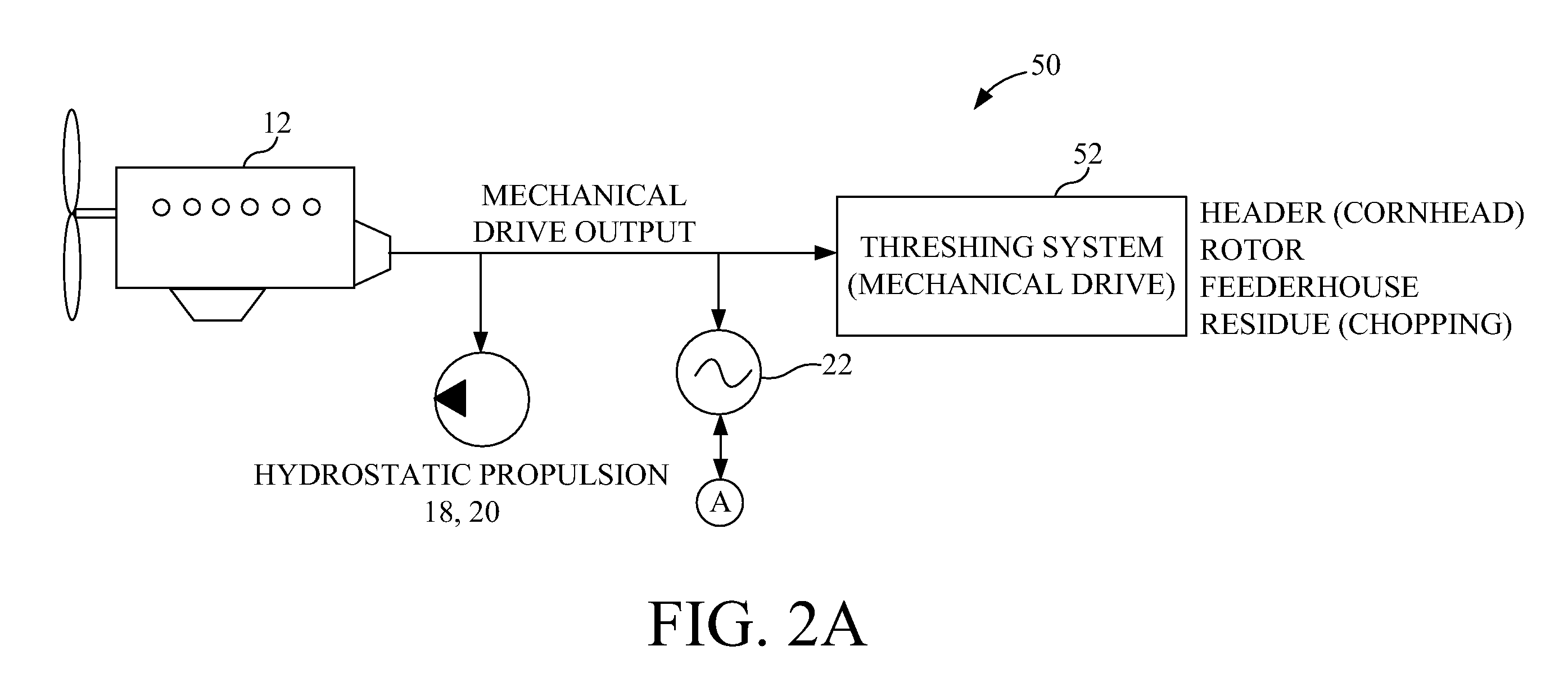 Vehicle with electric hybrid powering of external loads and engine-off capability