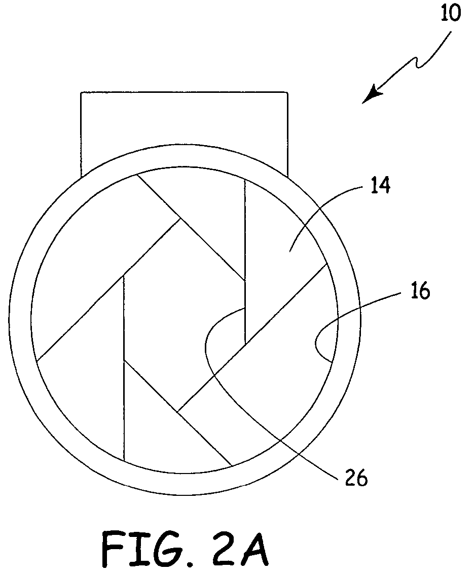 Process fluid flow device with variable orifice
