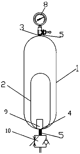 Gas-liquid isolating tank based on flexible transmission, and application thereof in gas-liquid linkage actuator