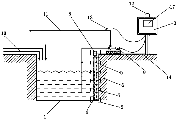 Anti-pumping-out device for wastewater pool and application method of device