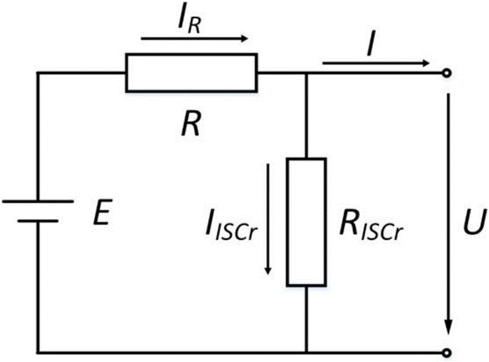 Quantitative estimation method of lithium ion power battery internal short-circuit degree