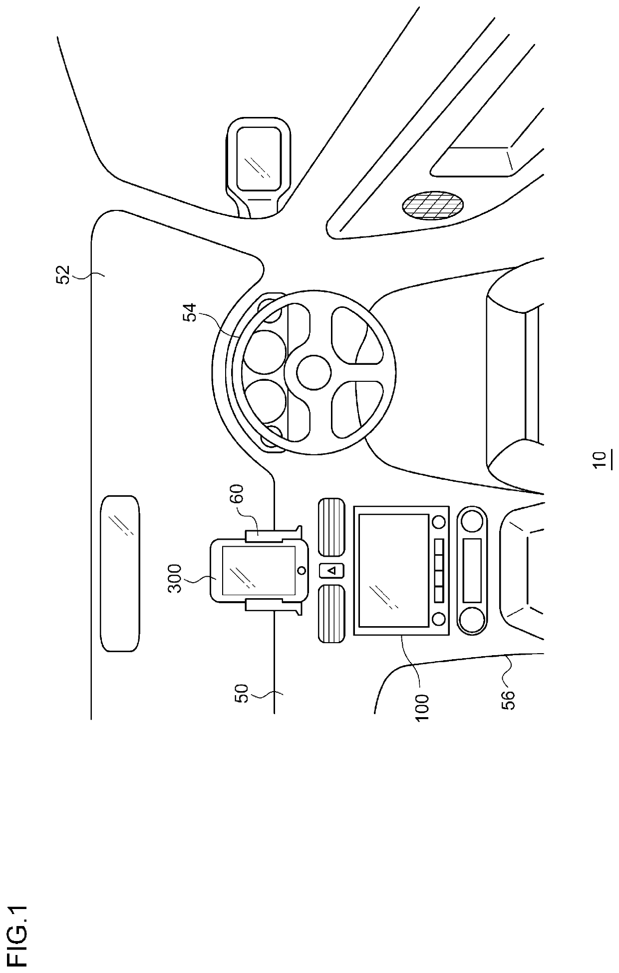 In-vehicle device to connect to information terminal and in-vehicle system