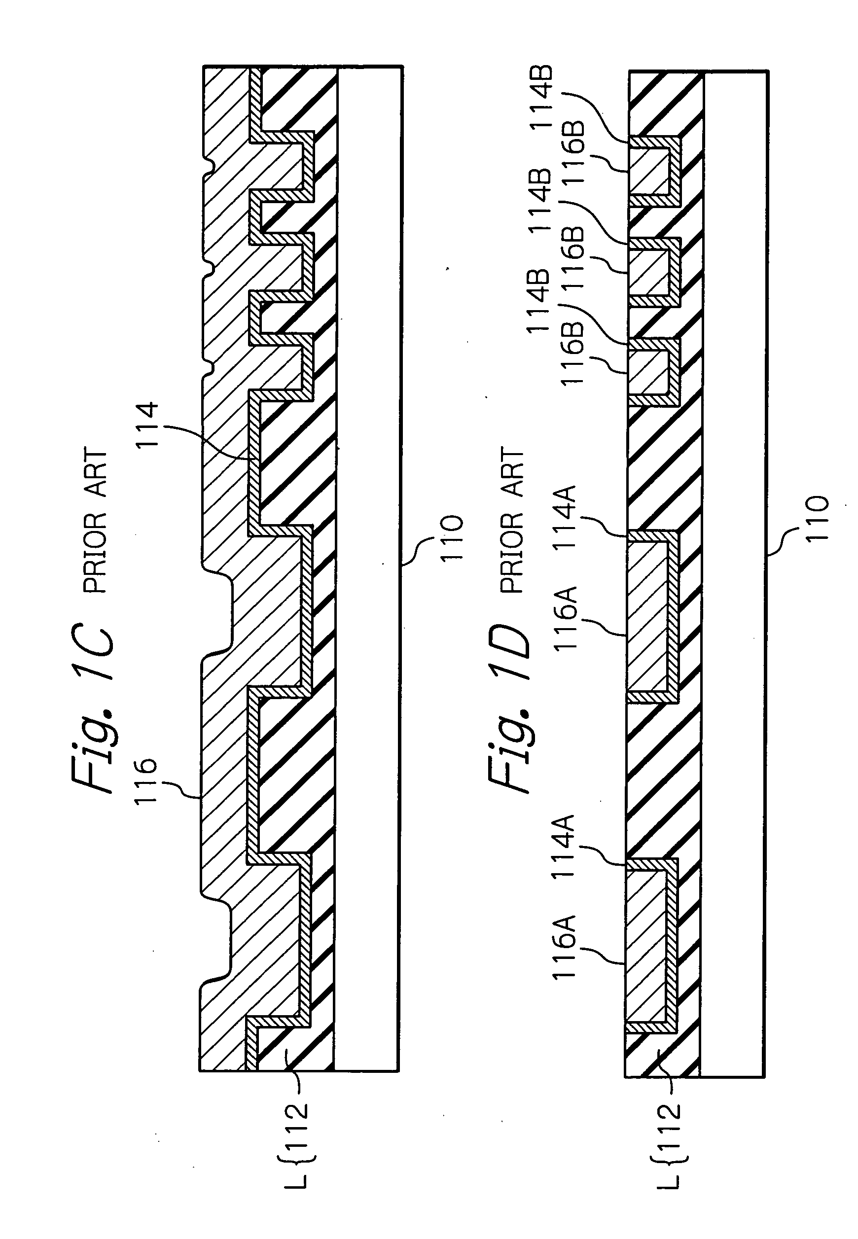 Semiconductor device featuring copper wiring layers of different widths having metal capping layers of different thickness formed thereon, and method for manufacturing the same