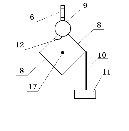 Automatic sizing, cutting off and blanking device for high-strength metal wire straightener
