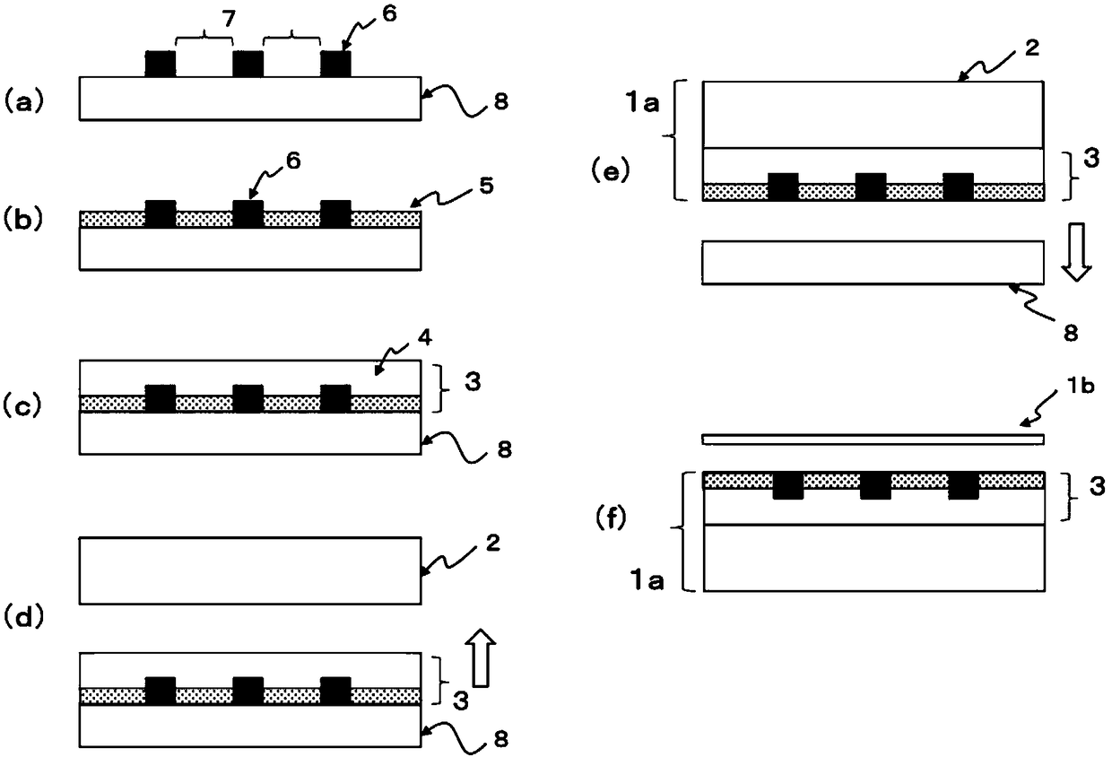 Film for transparent conductive layer lamination, method for producing same, and transparent conductive film