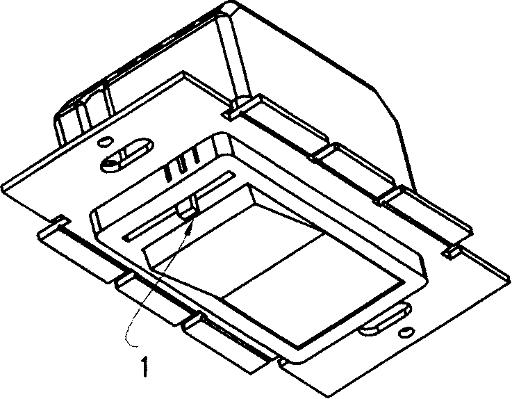 Switch type straight sliding light modulator