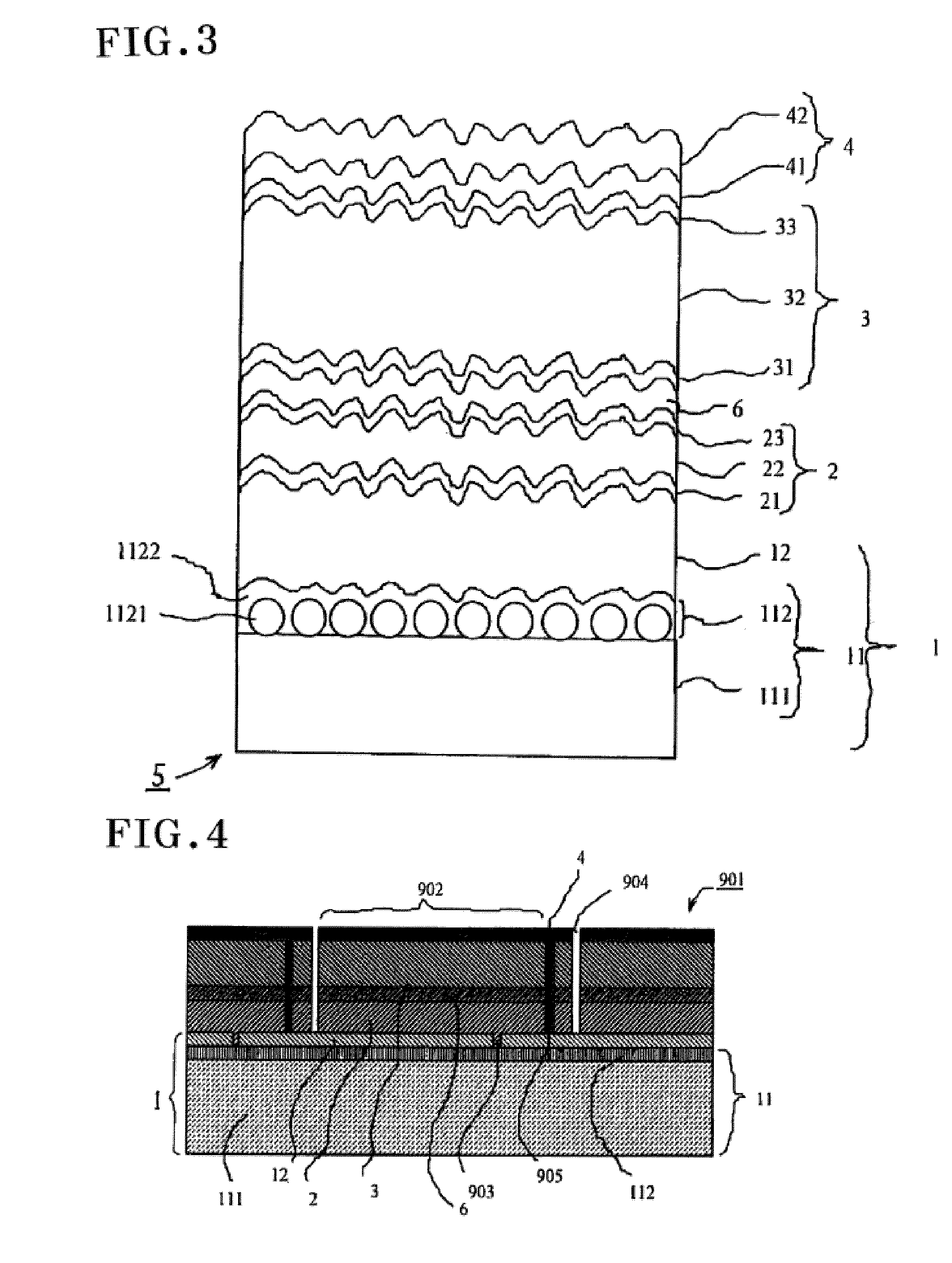 Substrate for thin-film photoelectric conversion device, thin film photoelectric conversion device including the same, and method for producing substrate for thin-film photoelectric conversion device