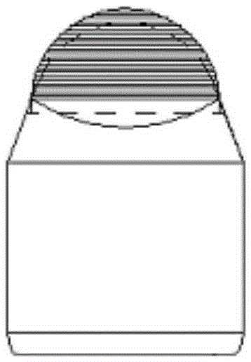 An oil-storage single-cone drill bit with two-way combination seal of O-ring metal ring