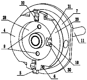 A kind of sponge double-sided adhesive tape and release paper unwinding device