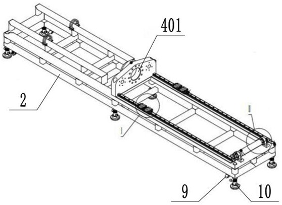 Simulated tripping equipment applicable to multi-size tubular columns