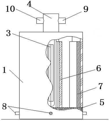Three-phase three-dimensional electrode photoelectric catalytic reactor and application thereof