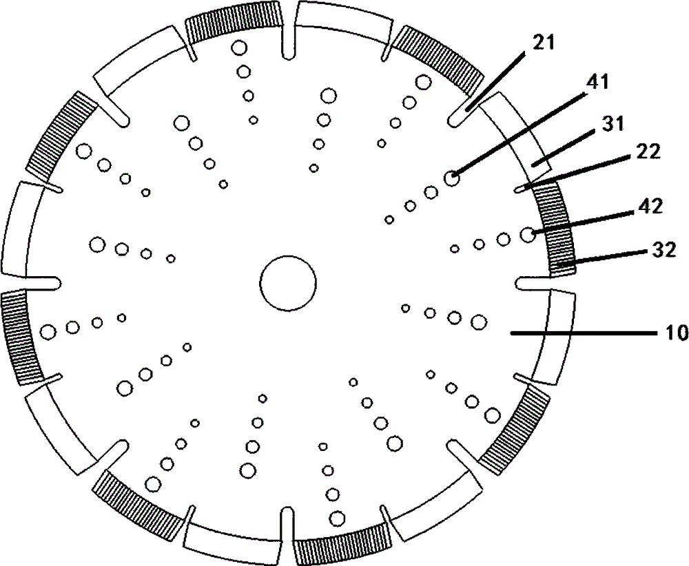 Manufacture method for dry and wet dual-purpose diamond saw blade