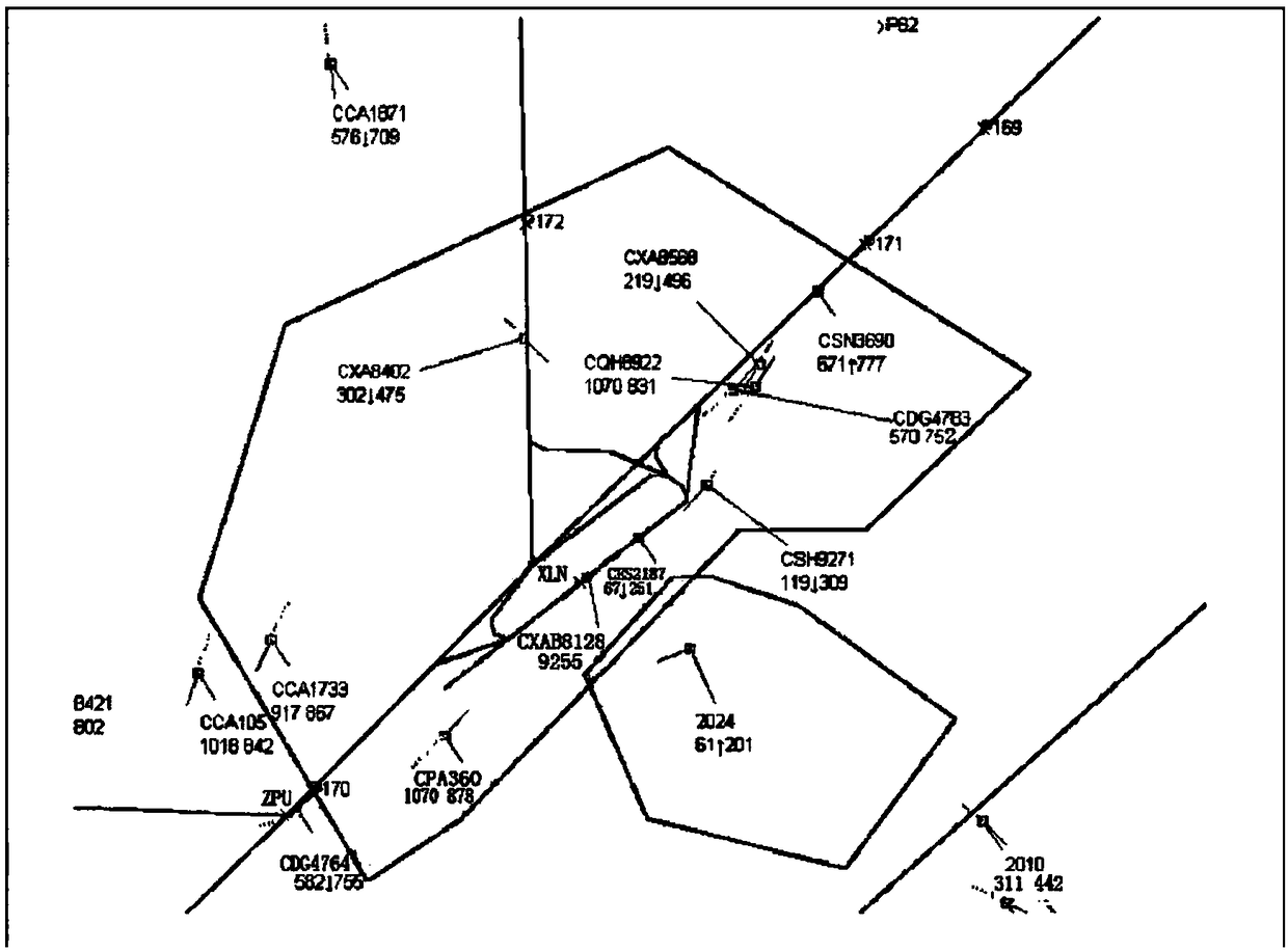 Air traffic flow management system based on vertical profile view and method thereof