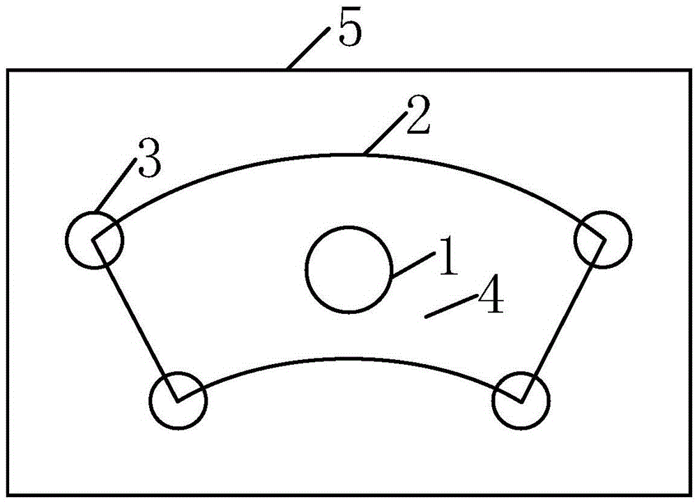 Machining method and device for bearing standard block