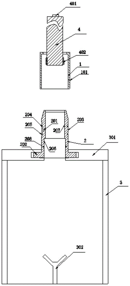 Shock absorber inflation tooling and operation method