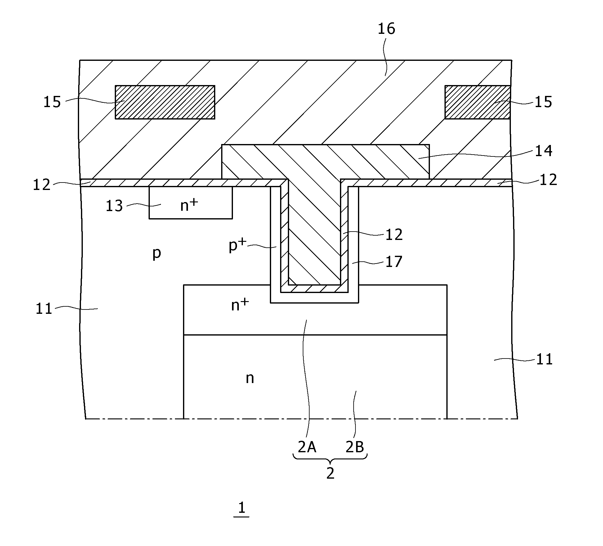 Semiconductor device, method for manufacturing same, and solid-state image sensing device