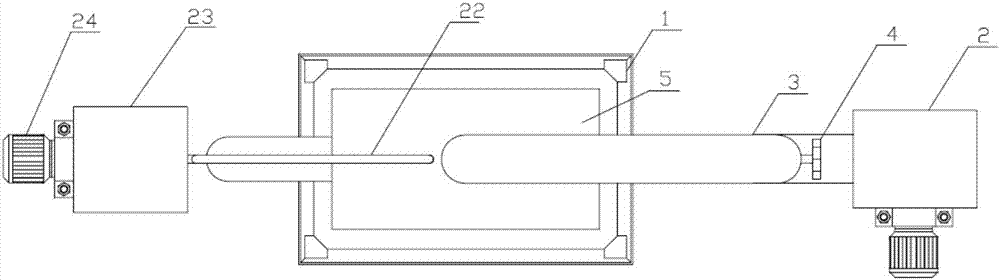 Steel rail heat treatment device and heat treatment method