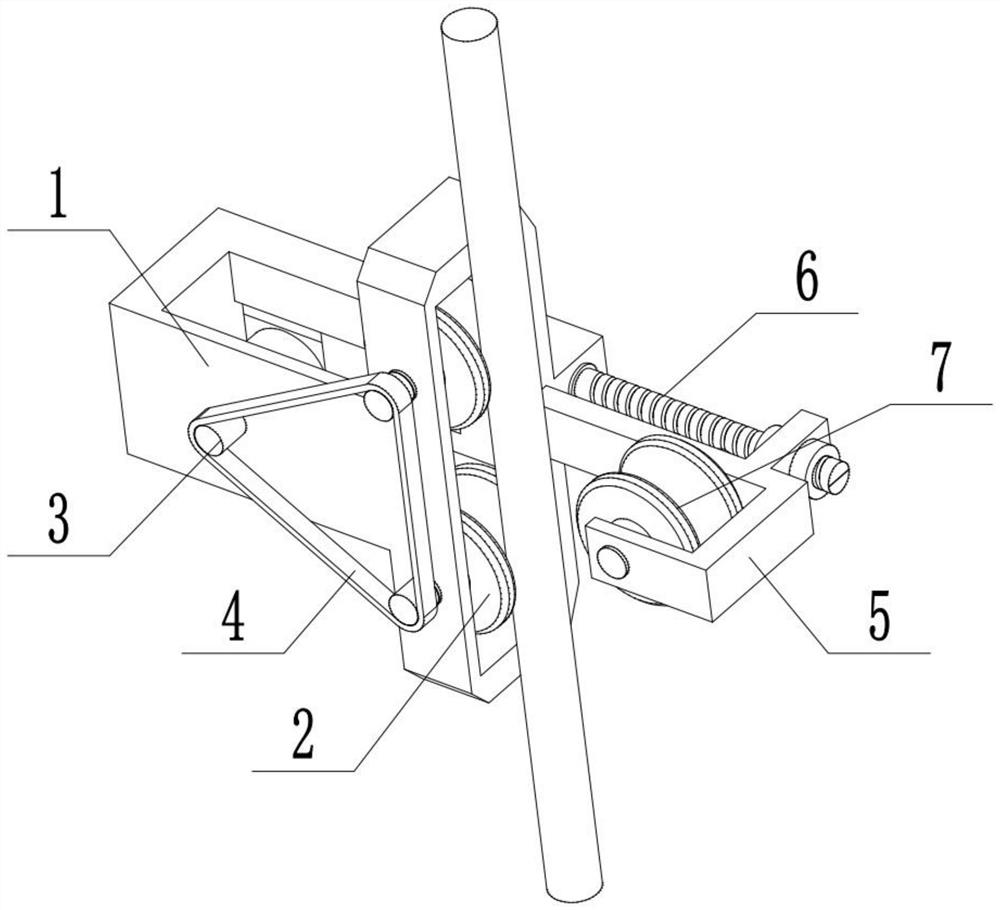 Building reinforcing steel bar synergistic welding device